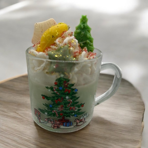 Handmade Other - Candle Festive Christmas Tree Mug